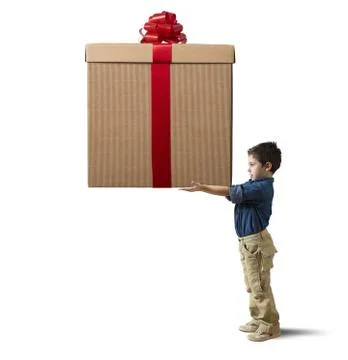 Big gift Stock Photos