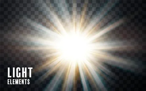 Big glowing element Stock-Illustration