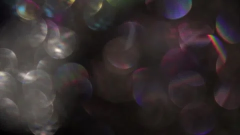 Big glowing rainbow abstract lights fade to black in motion 库存影片 318575623