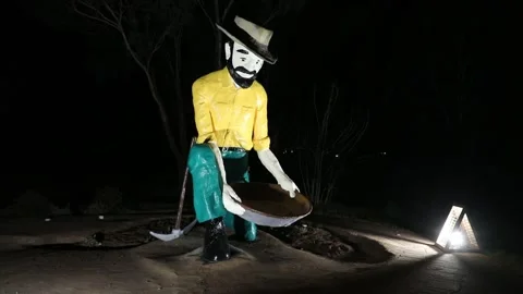 The Big Gold Panner Stock Footage 249528569