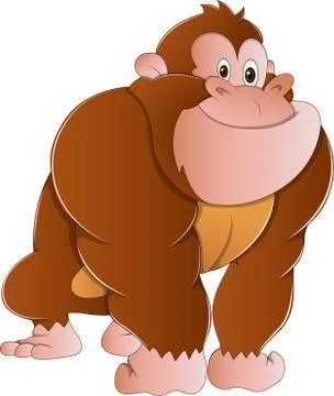 Big gorilla Stock Illustration