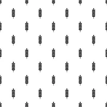 Big grain spike pattern Stock Illustration