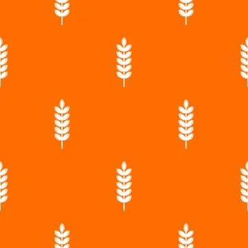 Big grain spike pattern seamless Stock Illustration
