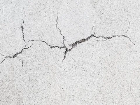 Big gray crack Stock Photos