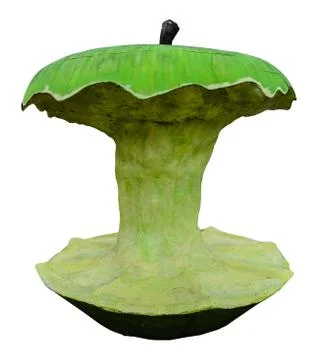 Big Green Apple bite Stock Photos