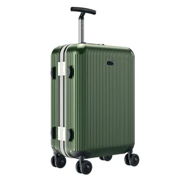 Big green luggage Stock Illustration