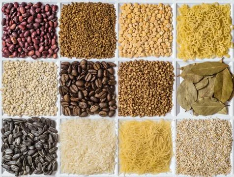 Big grocery set Stock Photos