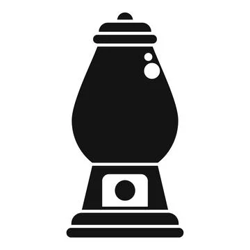 Big gumball machine dispensing candy icon Stock Illustration