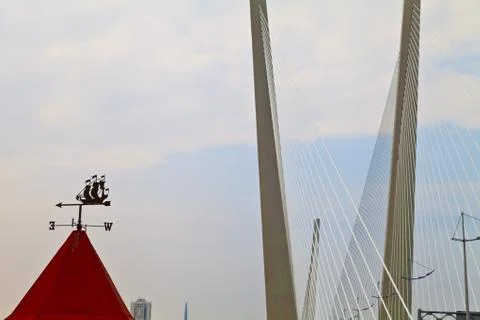 Big guy bridge Stock Photos