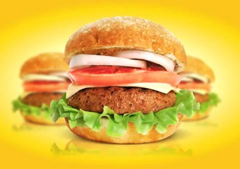 Big hamburger Foto stock