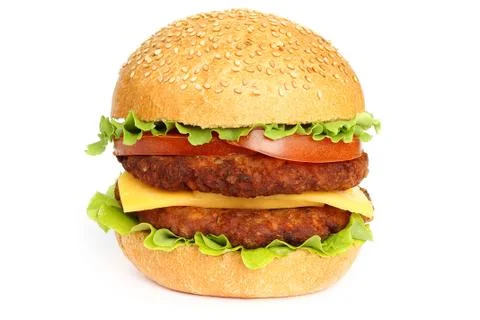 Big hamburger Foto stock