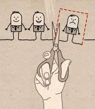 Big Hand - deletion Stock Illustration