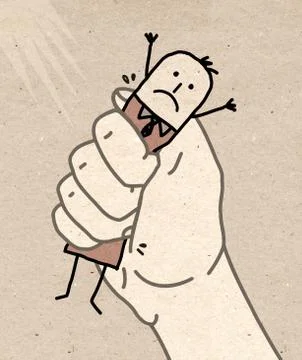 Big hand - Illustrazione stock