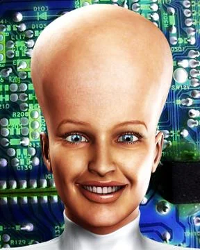 Big Head Stock Illustration