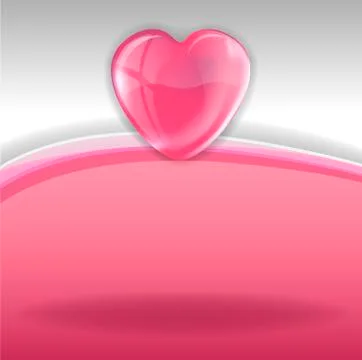 Big heart Illustrazione stock