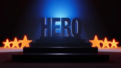 Big Hero Stock Illustration