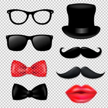 Big Hipster Collection Stock Illustration