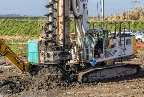 Big Hole Drilling Stock Photos