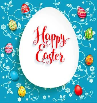 Big holiday egg Stock Illustration