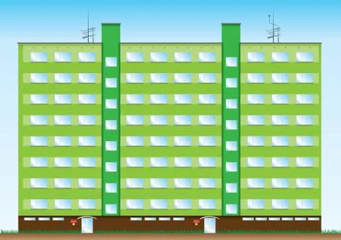 Big house Stock Illustration