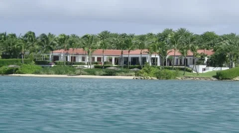 Big House by the Sea Stock Footage 22340971