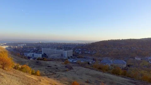 Big house in the valley Stock Footage 101067776