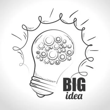 Big idea, creative and intelligence 스톡 일러스트