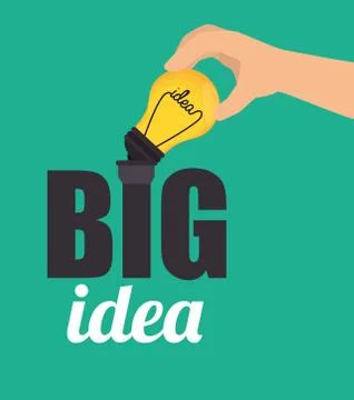 Big idea, creative and intelligence Stock Illustration
