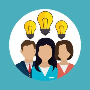 Big idea, creative and intelligence 스톡 일러스트