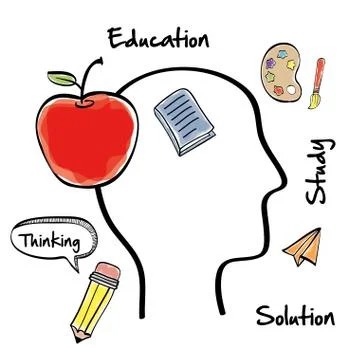 Big idea design. Creative icon. draw illustration , vector Stock Illustration