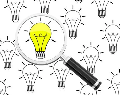 The big idea Stock Illustration