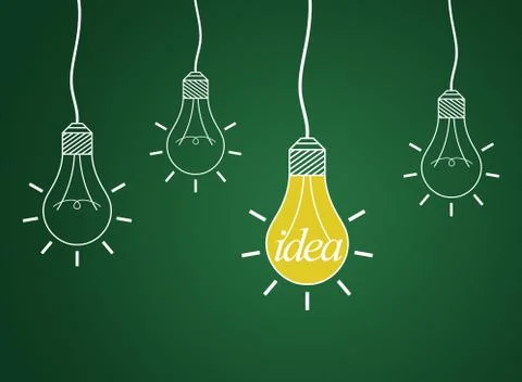 The big idea Stock Illustration