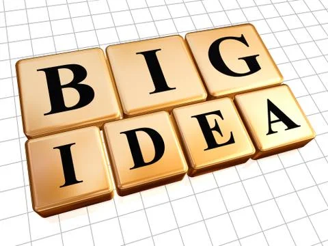 Big idea Ilustración de archivo