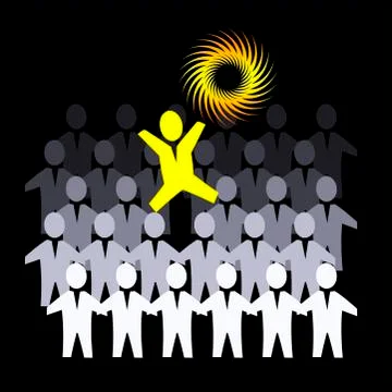 The Big Idea Illustrazione stock
