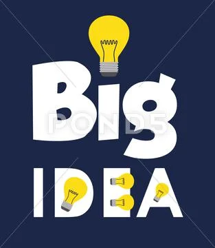 Big ideas design Stock Illustration