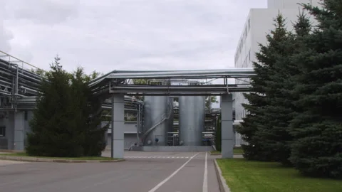 Big industrial building. 스톡 동영상 199064205