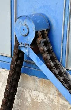 Big iron chain Stock Photos