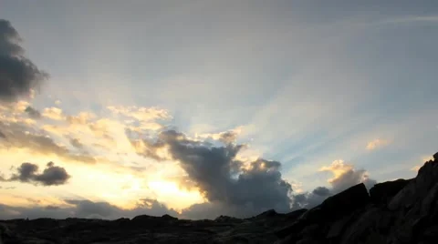Big Island Sunset Stock Footage 887906