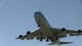 Big Jumbojet crossing the sun HD Footage