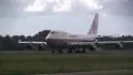 Big jumbojet turning and taking off Video HD