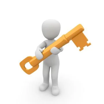 Big key Stock Illustration