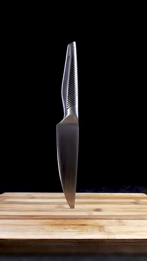 Big kitchen knife Stock-Footage 307305221