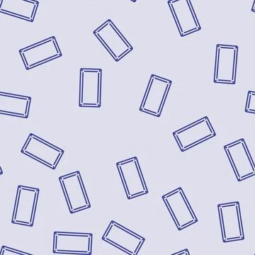 Big kitchen table top view line seamless pattern Stockillustratie