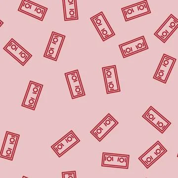 Big kitchen table top view line vector seamless pattern Illustrazione stock