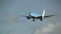 Big KLM flying overhead HD Footage