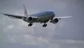Big KLM plane landing HD Footage
