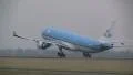 Big KLM plane takes off HD Footage