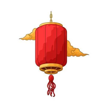 Big lantern illustration Иллюстрация
