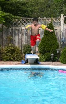 The big leap Stock Photos