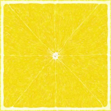 Big lemon texture background. Square fruit lime pattern. Citrus Illustrazione stock